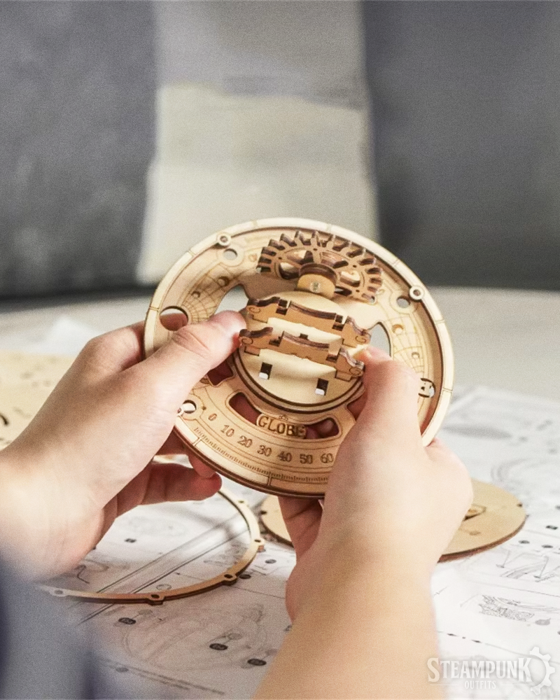 3D Puzzle Globus Holz