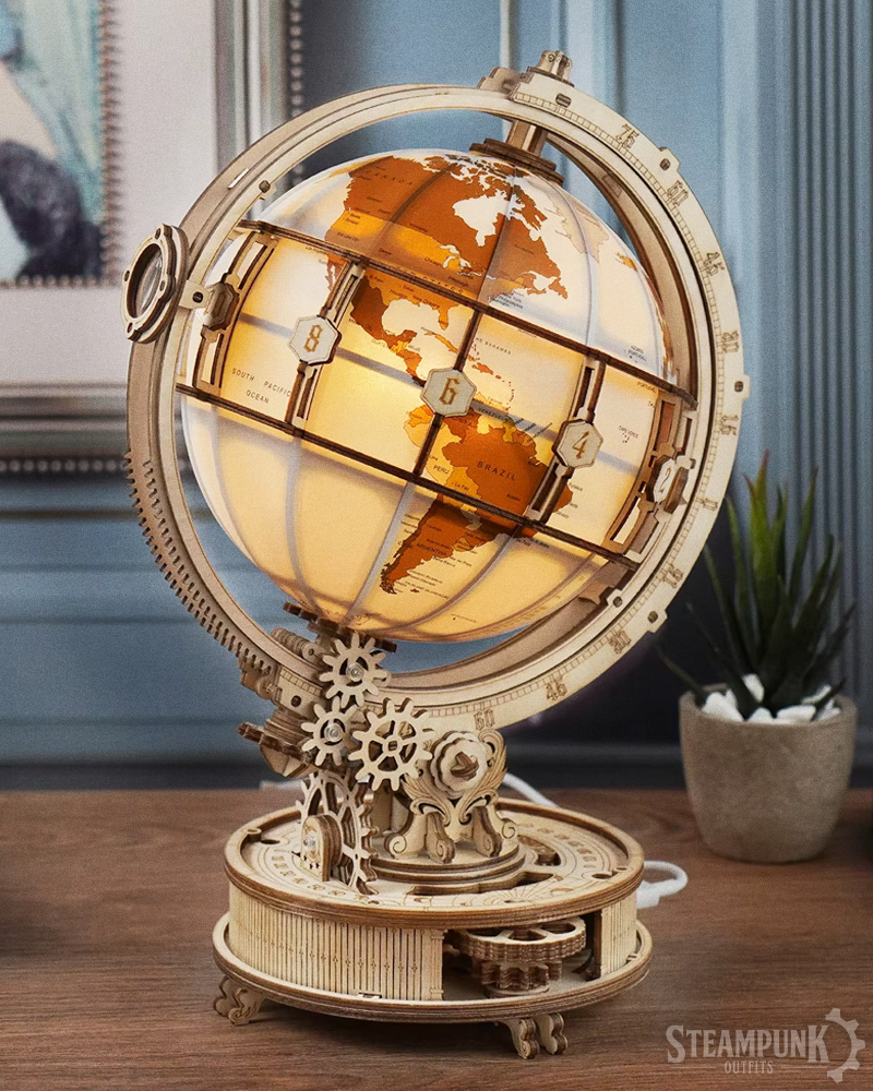 3D Puzzle Globus Holz