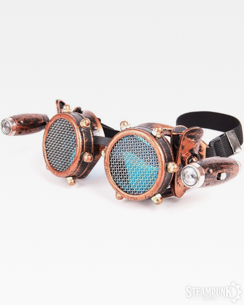 Kupfer Steampunk Brille