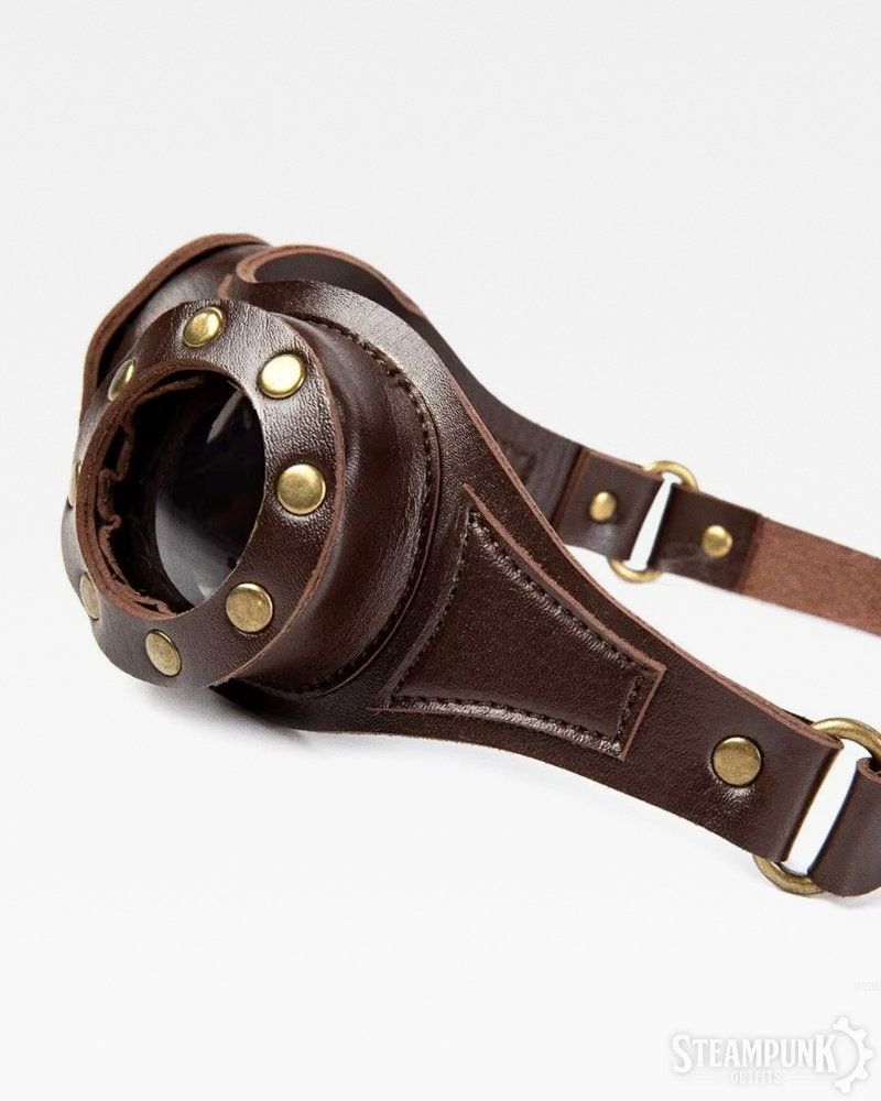Leder Steampunk Goggles