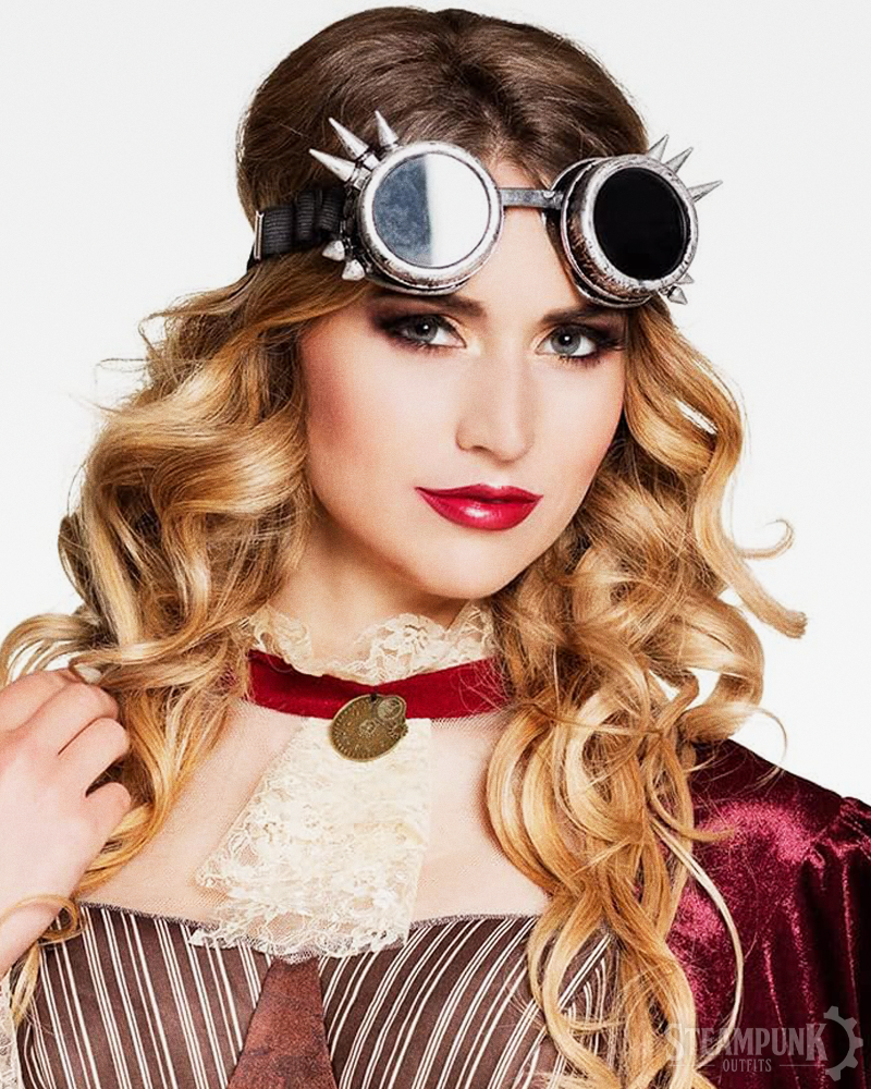 Steampunk Goggles mit Spikes