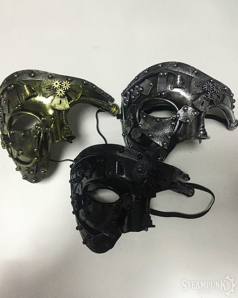 Steampunk Halbmaske