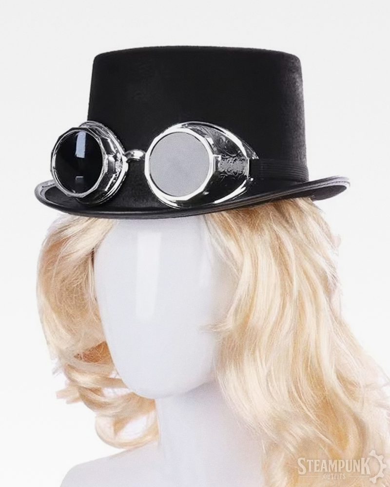 Steampunk Hut mit Brille