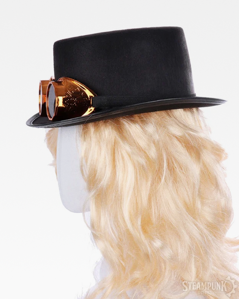 Steampunk Hut mit Brille