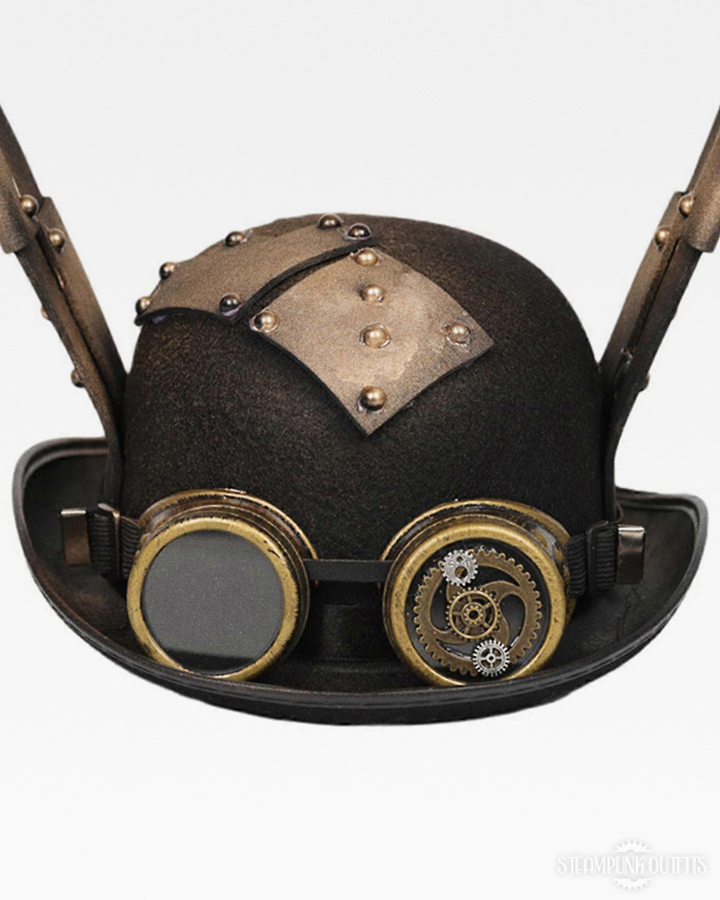 Steampunk Hut mit Hasenohren