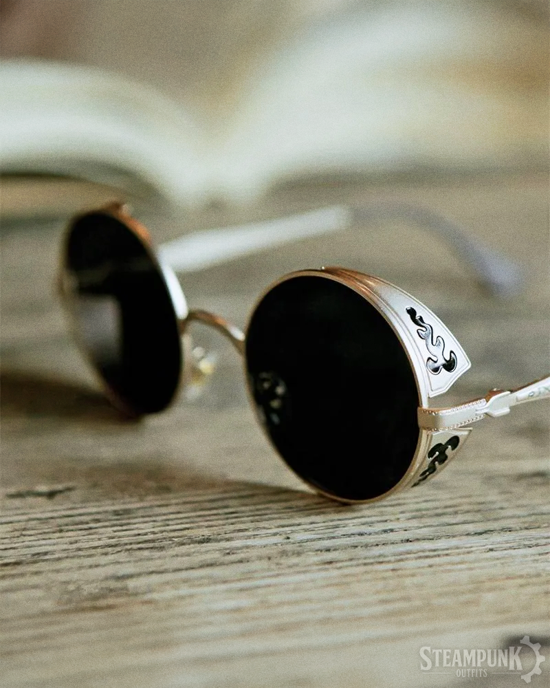 Steampunk Kreis Sonnenbrille