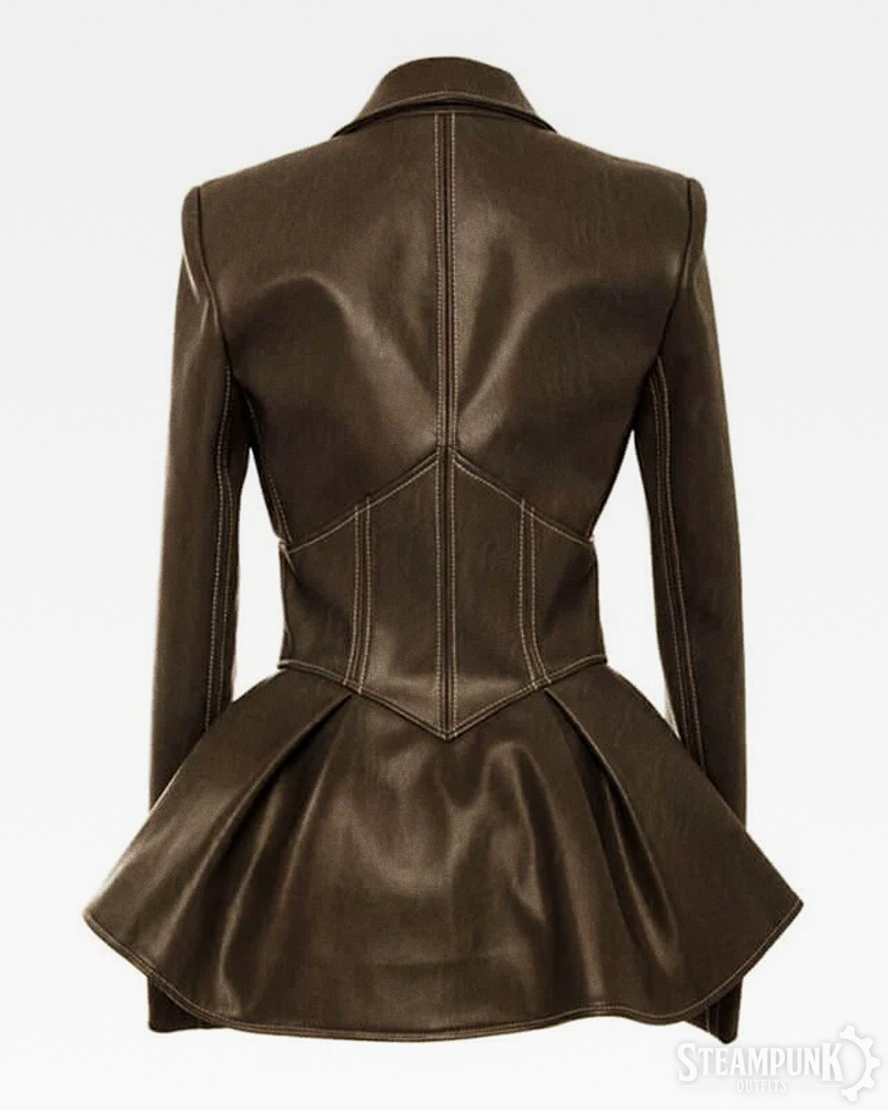 Steampunk Lederjacke