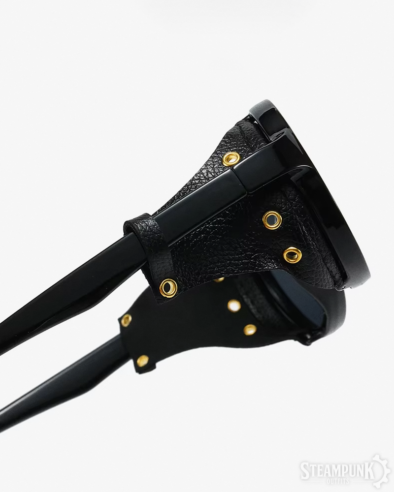 Steampunk Sonnenbrille mit Seitenschutz