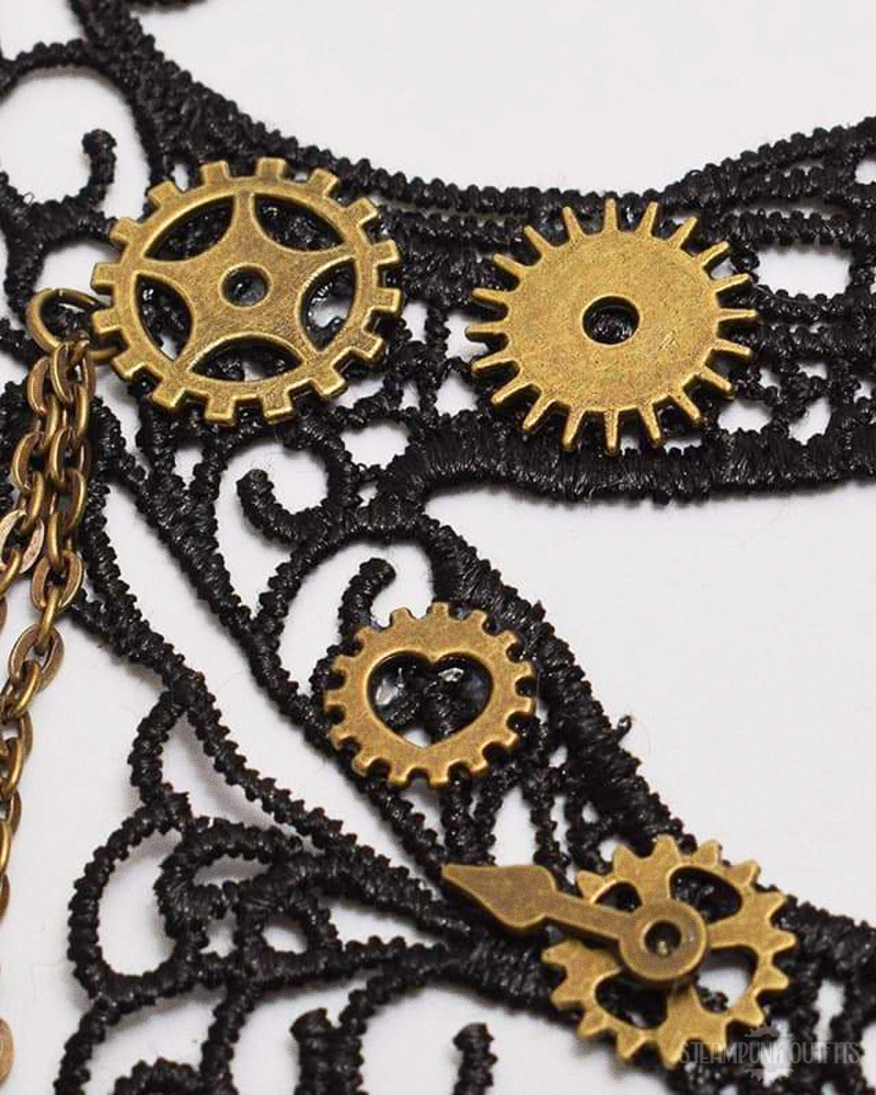 Steampunk Spitzenmaske
