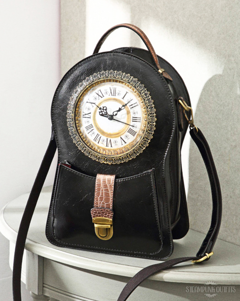 Steampunk Uhren Rucksack