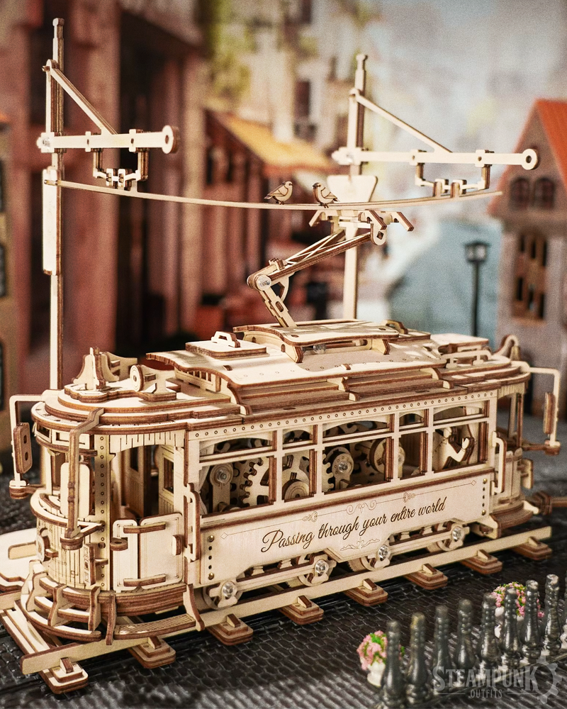 3D Holz Straßenbahn Puzzle