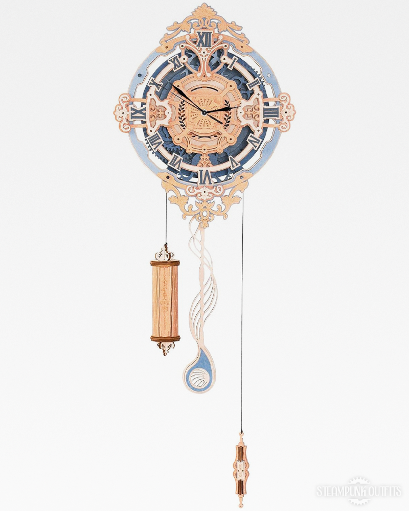 3D Holz Wanduhr