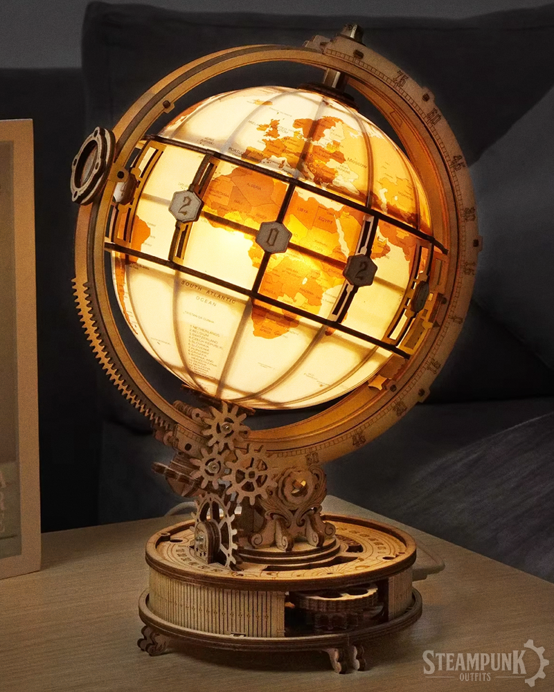 3D Puzzle Globus Holz