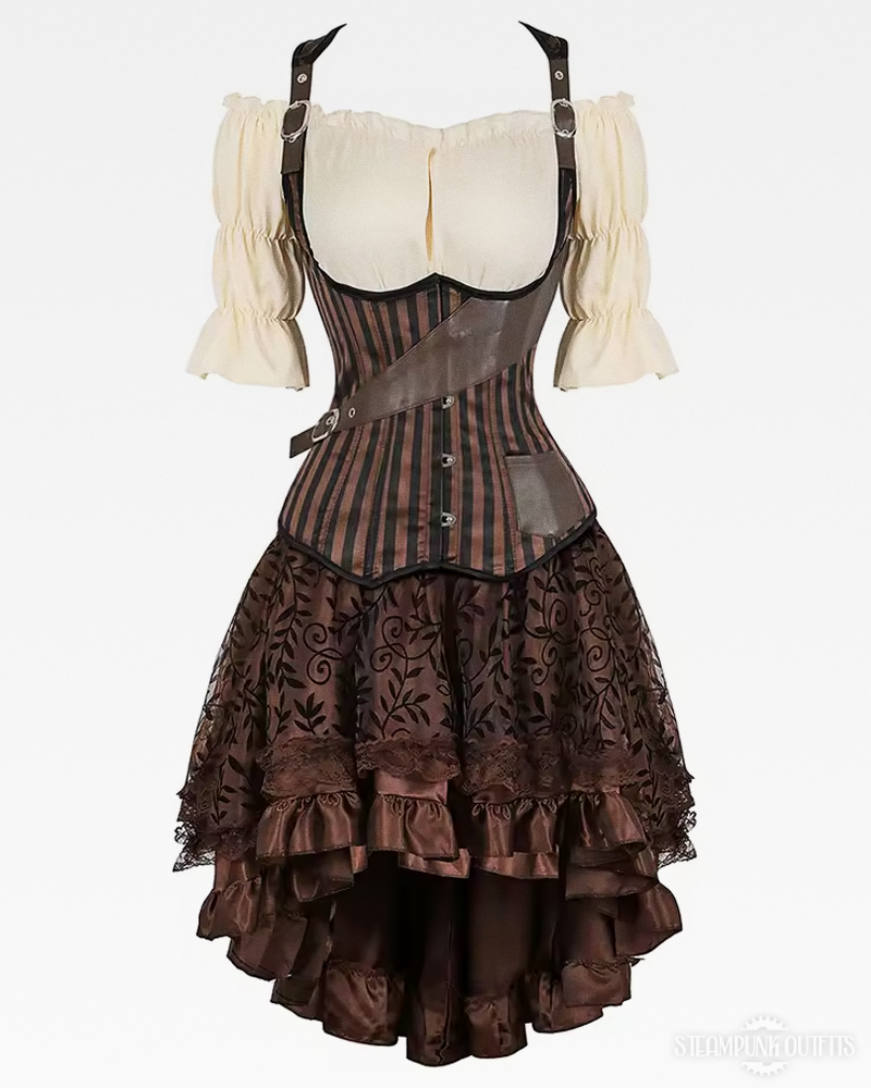 Damen Steampunk Kostüm