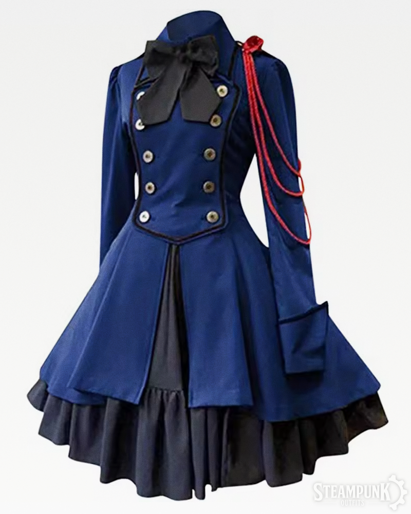 Elegantes Steampunk Kleid