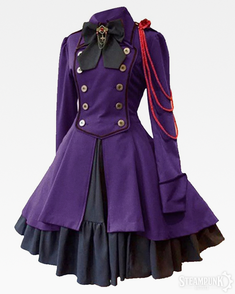 Elegantes Steampunk Kleid
