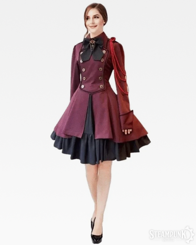 Elegantes Steampunk Kleid
