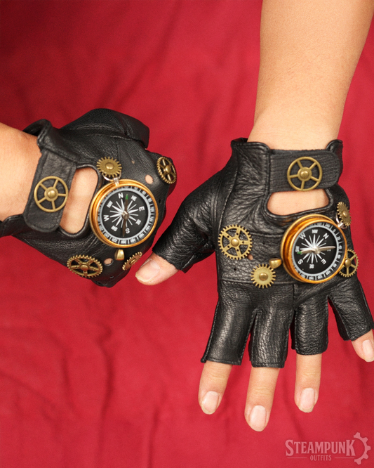 Fingerlose Steampunk Handschuhe