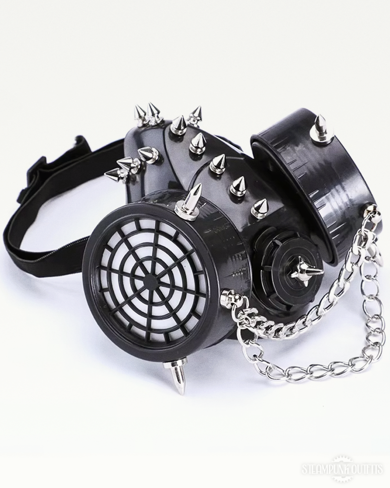 Gasmaske mit Spikes