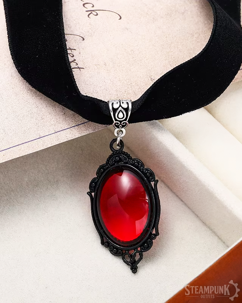 Gothic Samt Choker