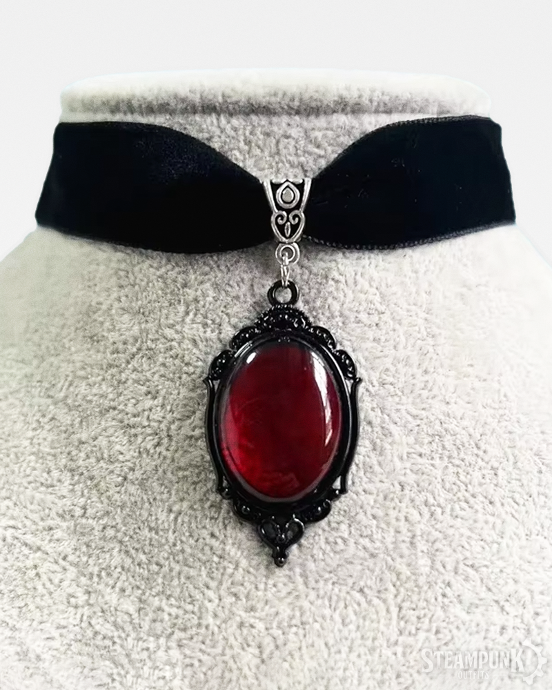 Gothic Samt Choker