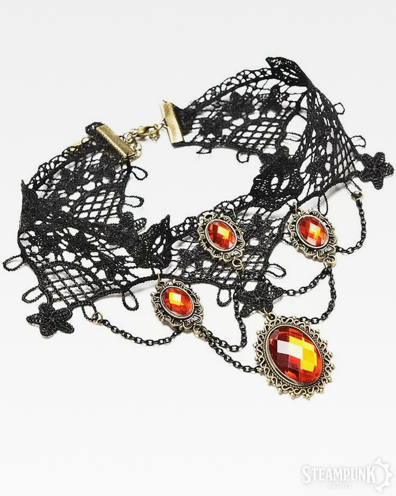 Gothic Spitzen Choker