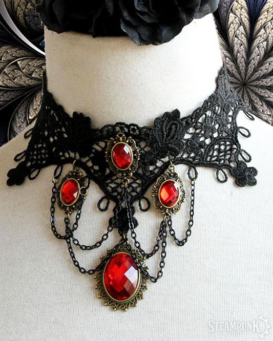Gothic Spitzen Choker