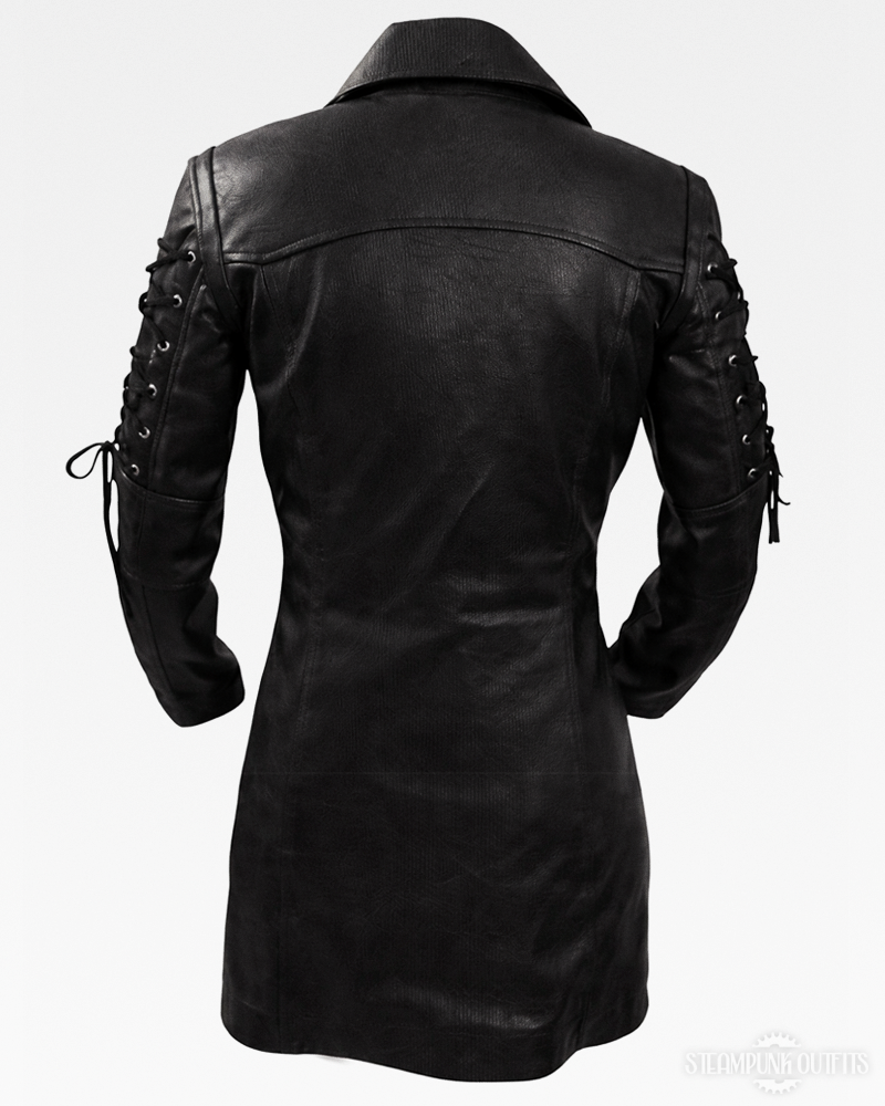Gothic Steampunk Lederjacke