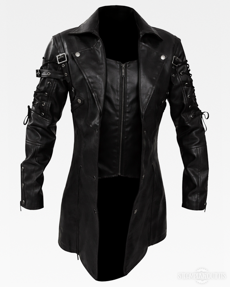 Gothic Steampunk Lederjacke