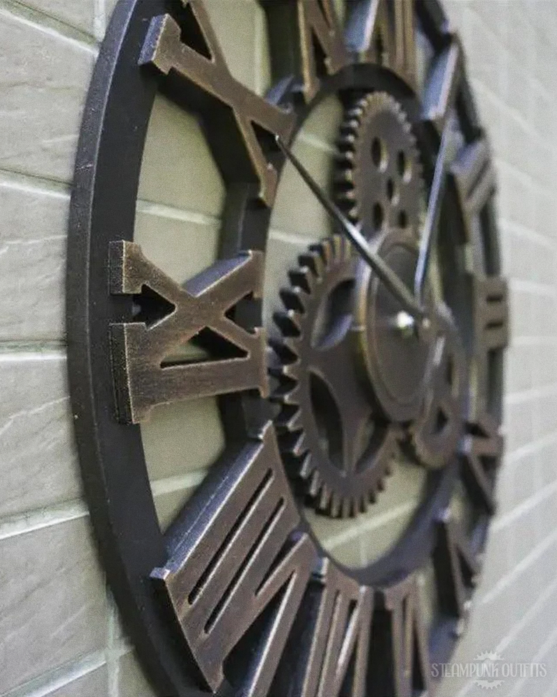 Industrial Wanduhr