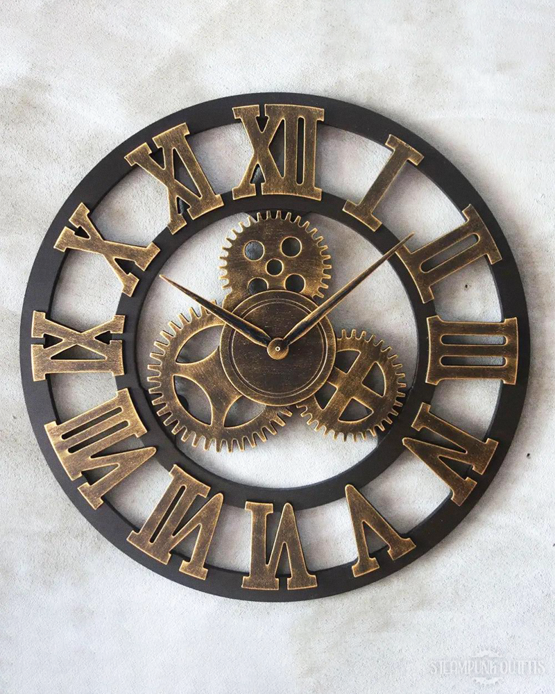 Industrial Wanduhr