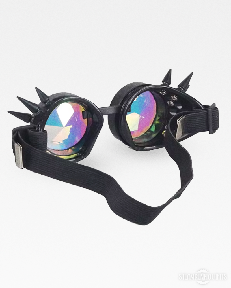 Kaleidoskop Goggles mit Spikes