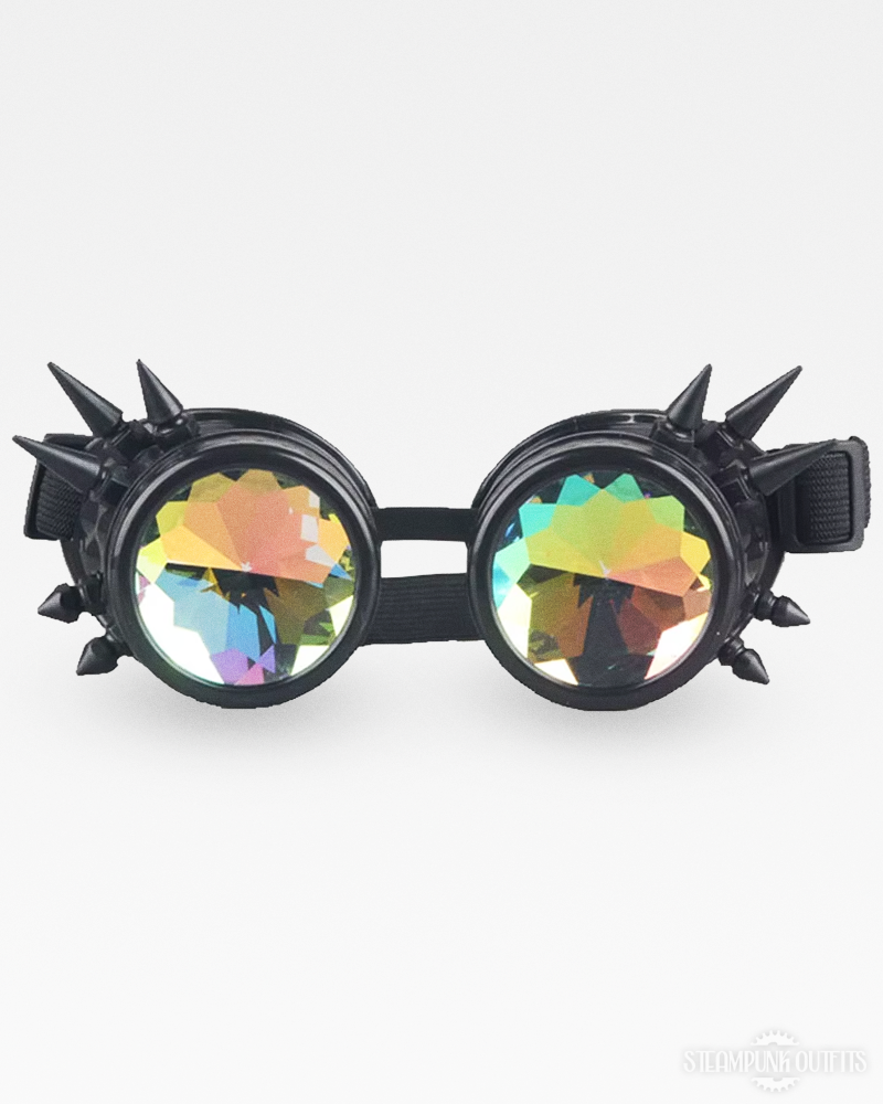 Kaleidoskop Goggles mit Spikes