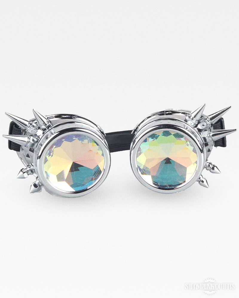 Kaleidoskop Goggles mit Spikes