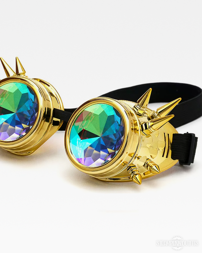 Kaleidoskop Goggles mit Spikes