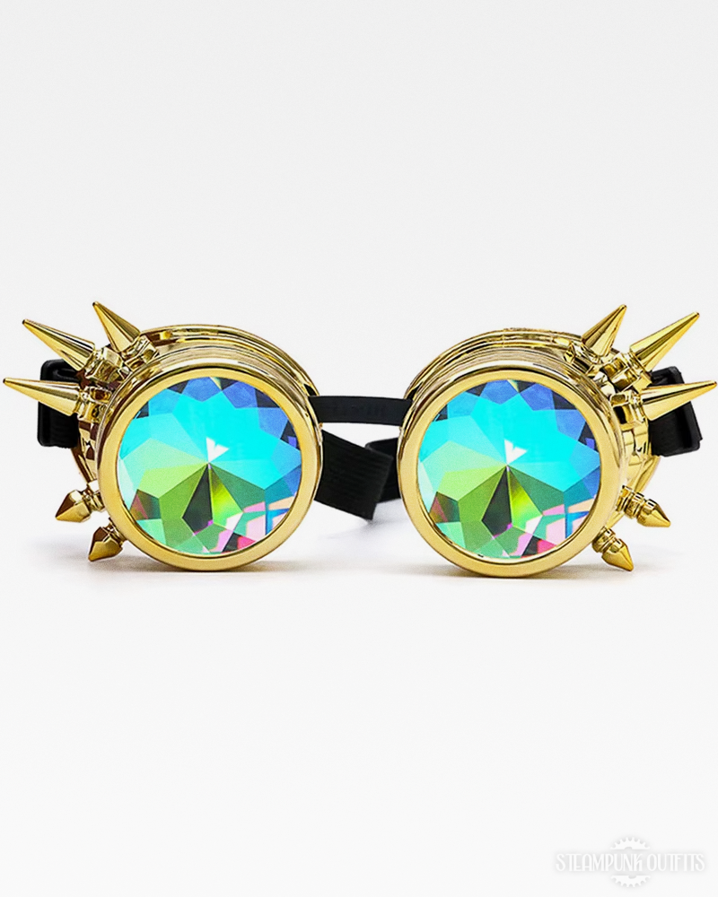 Kaleidoskop Goggles mit Spikes