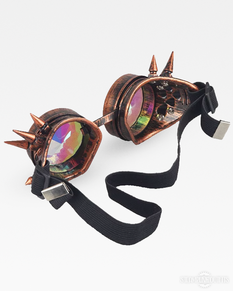 Kaleidoskop Goggles mit Spikes