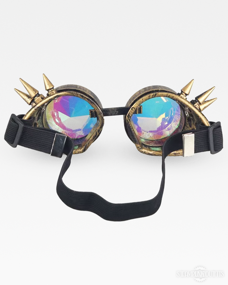 Kaleidoskop Goggles mit Spikes