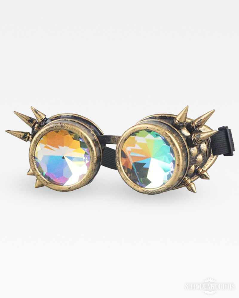 Kaleidoskop Goggles mit Spikes