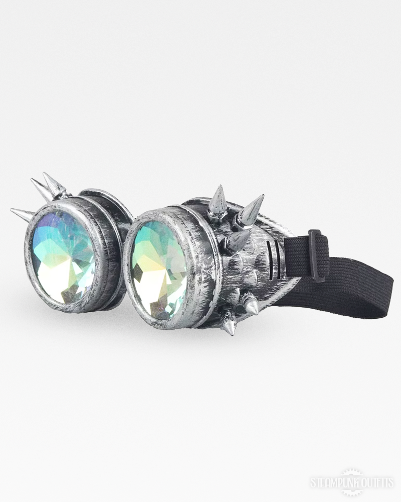 Kaleidoskop Goggles mit Spikes