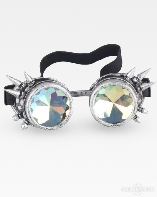 Kaleidoskop Goggles mit Spikes