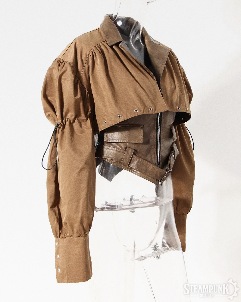 Kurze Steampunk Jacke