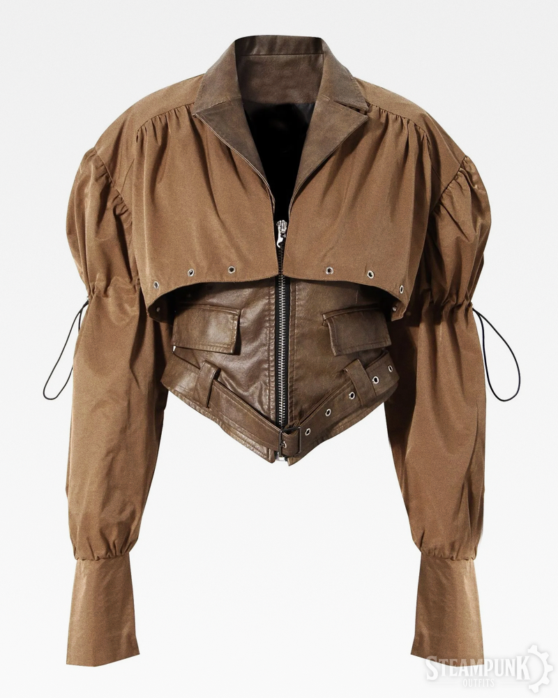 Kurze Steampunk Jacke