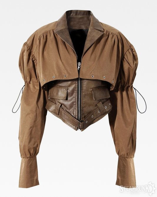 Kurze Steampunk Jacke