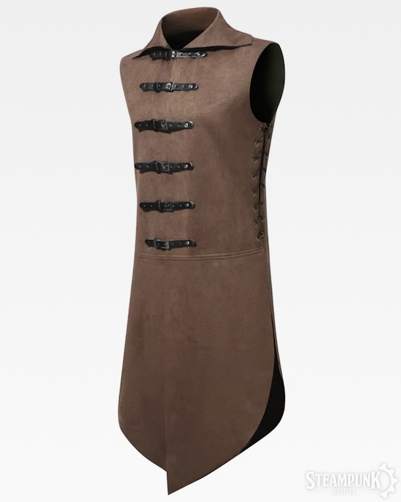 Lange Steampunk Weste