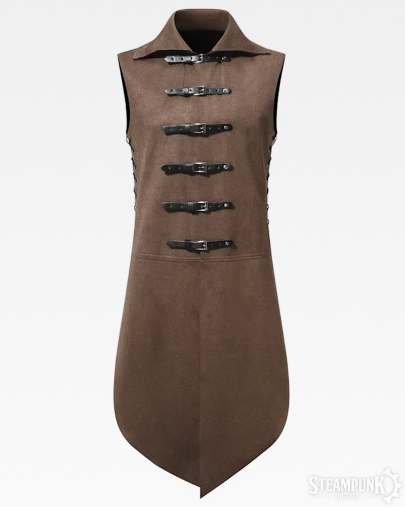 Lange Steampunk Weste
