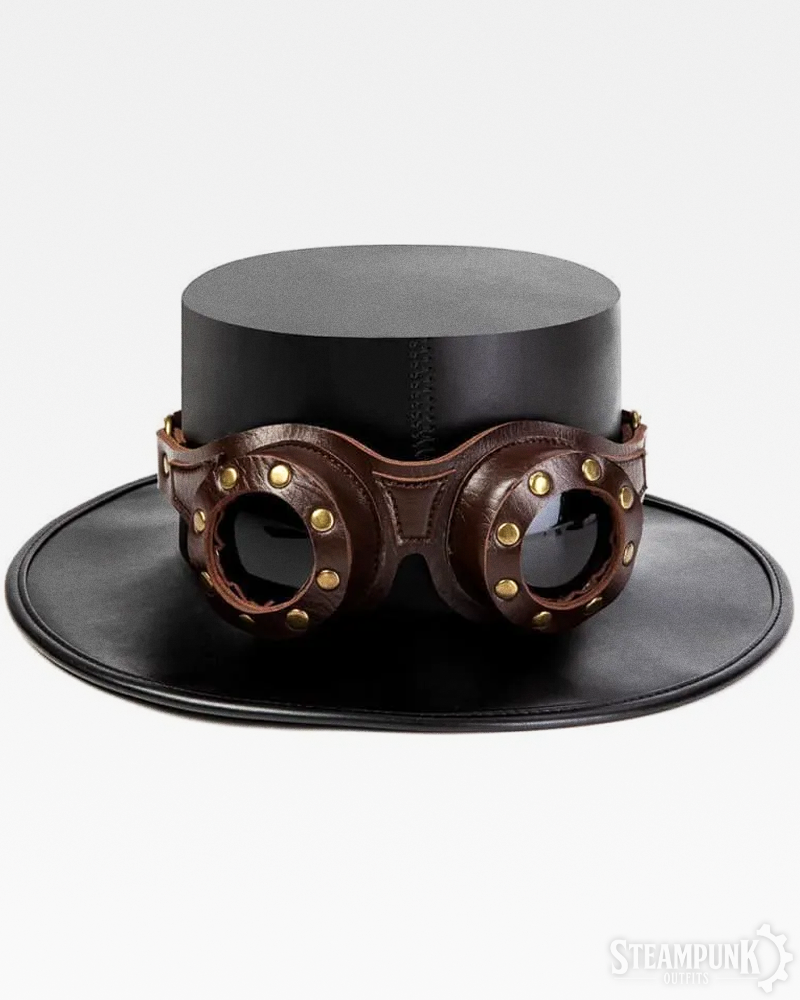 Leder Steampunk Goggles