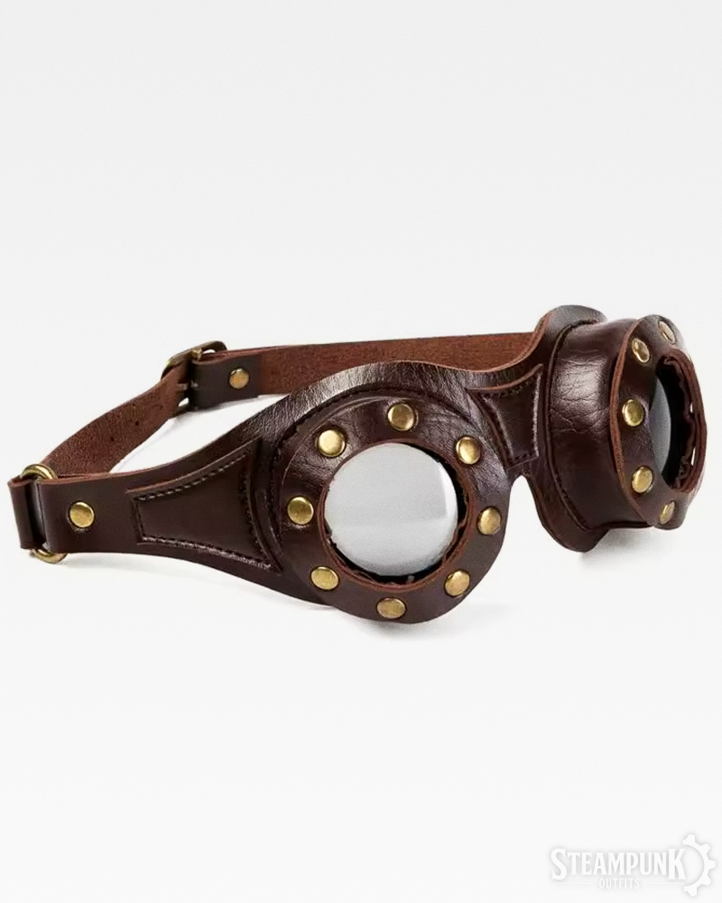 Leder Steampunk Goggles