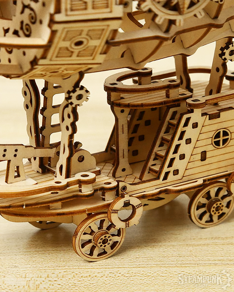 Luftschiff Holz Puzzle