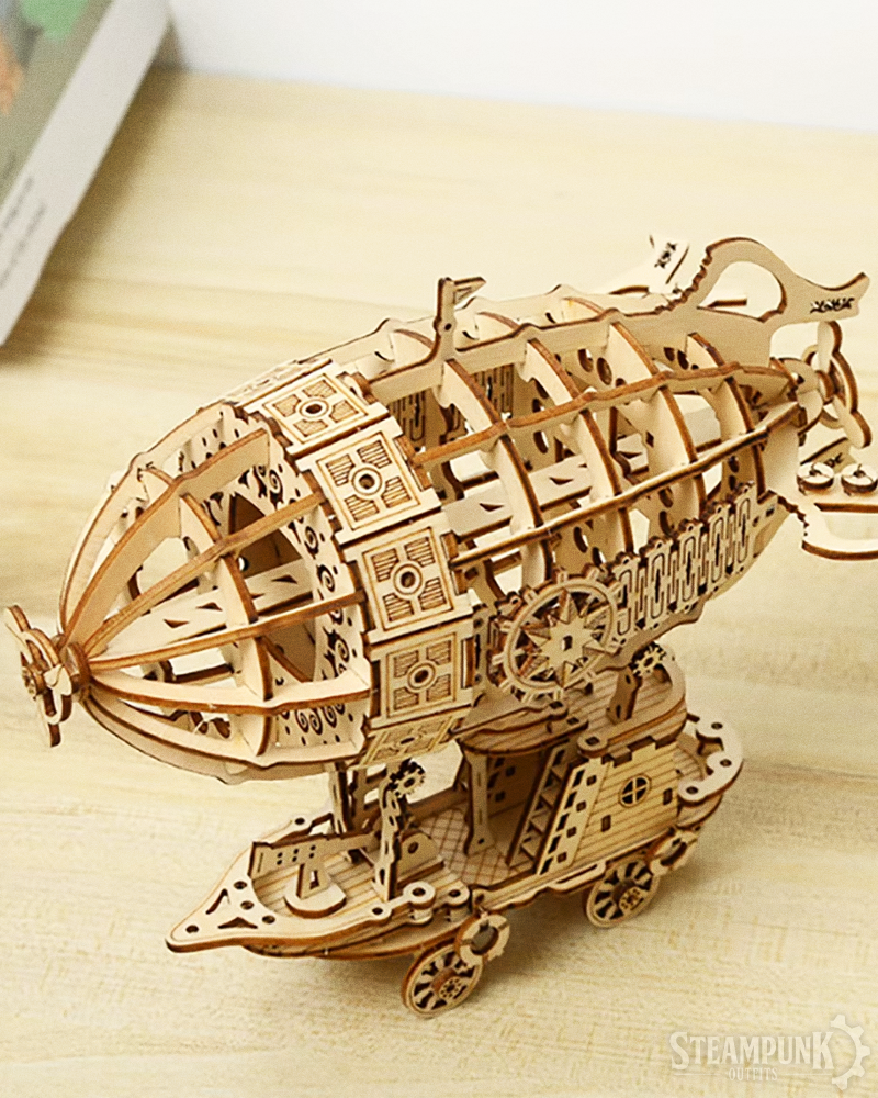 Luftschiff Holz Puzzle